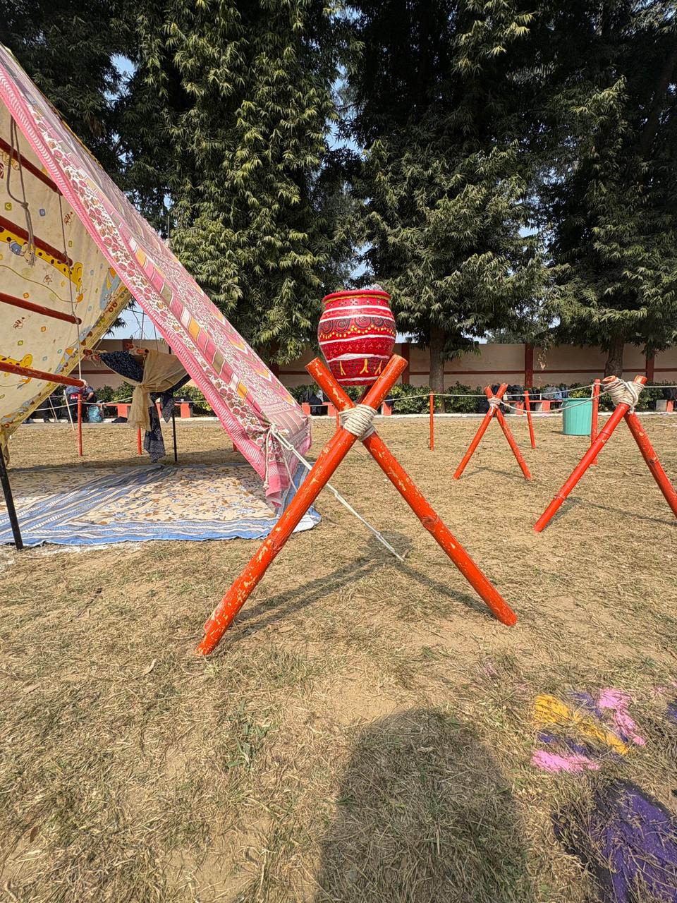 The Bharat Scouts and Guides camp 